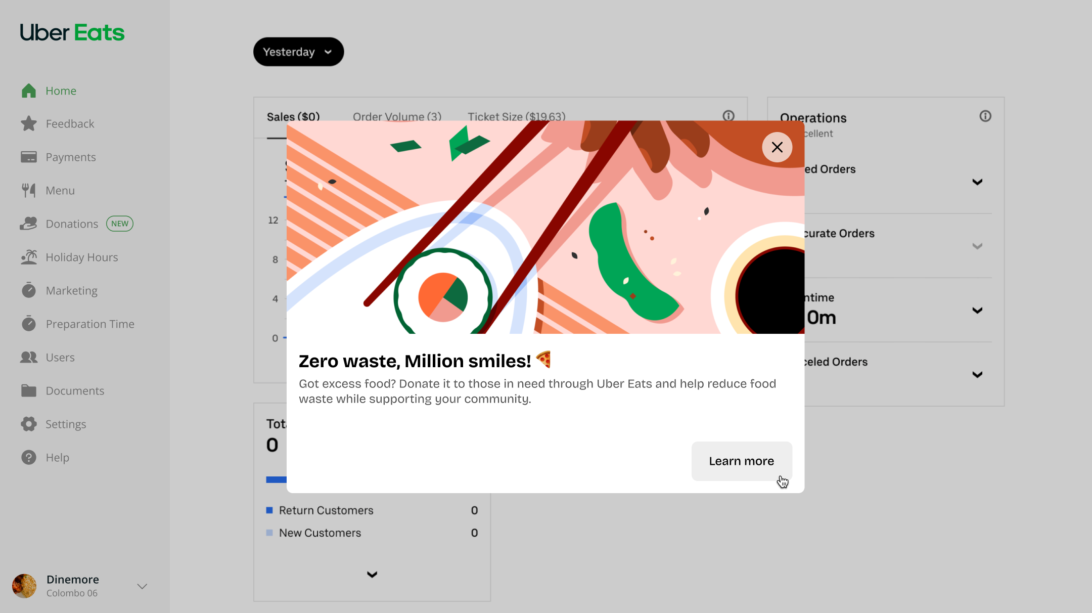 Feature notification