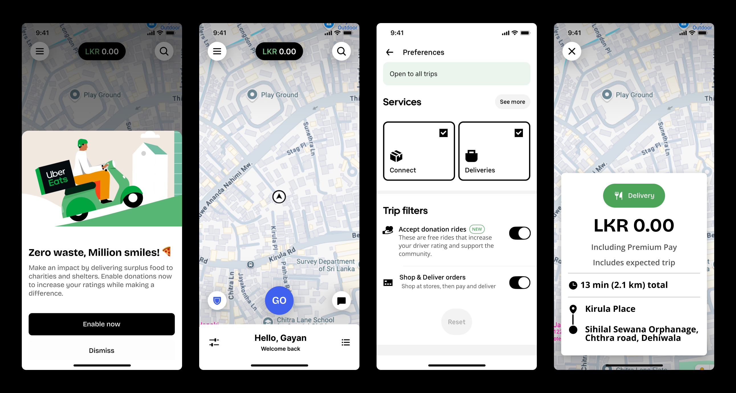 Driver app flow